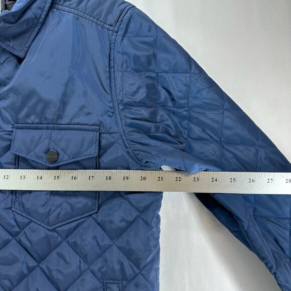 Stormtech Performance Jacket Mens Sz M Bushwick Quilted Utility Snap Front Blue - Picture 10 of 12